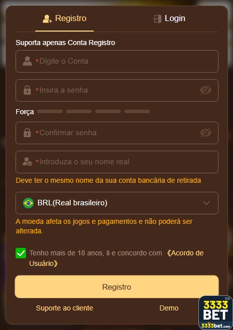 Recompensas VIP 3333bet.com